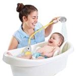 Yookidoo Baby Bath Shower Head - Elephant Water Pump with Trunk Spout Rinser - Control Water Flow from 2 Elephant Trunk Knobs for Maximum Fun in Tub or Sink for Newborn Babies(Pink) - Image 6